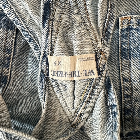 🐻🌸 Free People 🌸🐻 WE THE FREE Ziggy Shorts Overalls - Picture 4 of 6